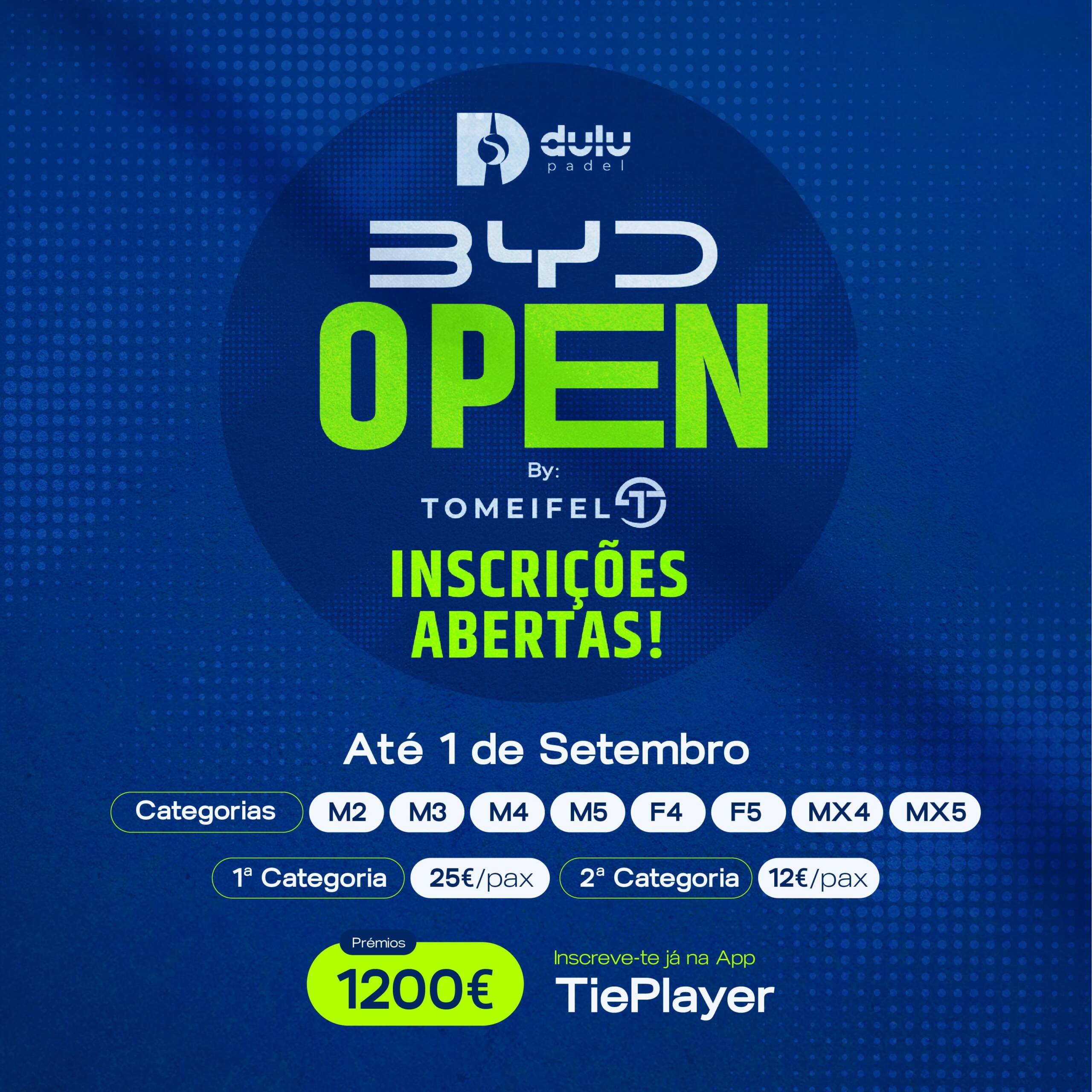 BYD OPEN - Torneio Padel Vila Real